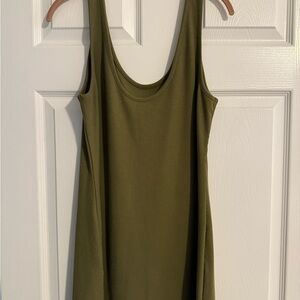 Chic Olive Sleeveless Tank Top